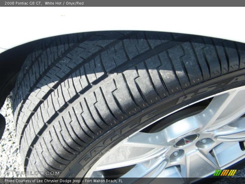White Hot / Onyx/Red 2008 Pontiac G8 GT
