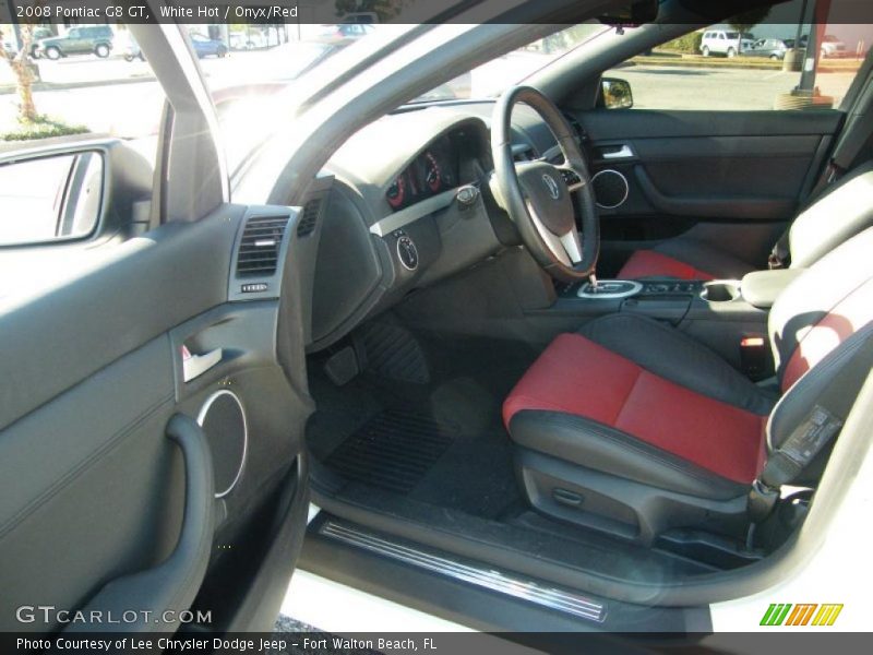  2008 G8 GT Onyx/Red Interior