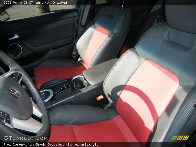  2008 G8 GT Onyx/Red Interior