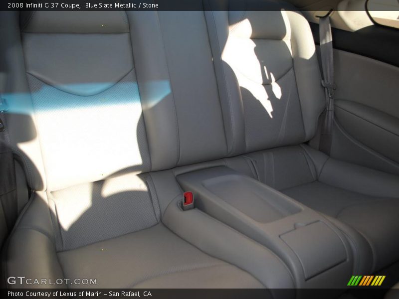 Blue Slate Metallic / Stone 2008 Infiniti G 37 Coupe