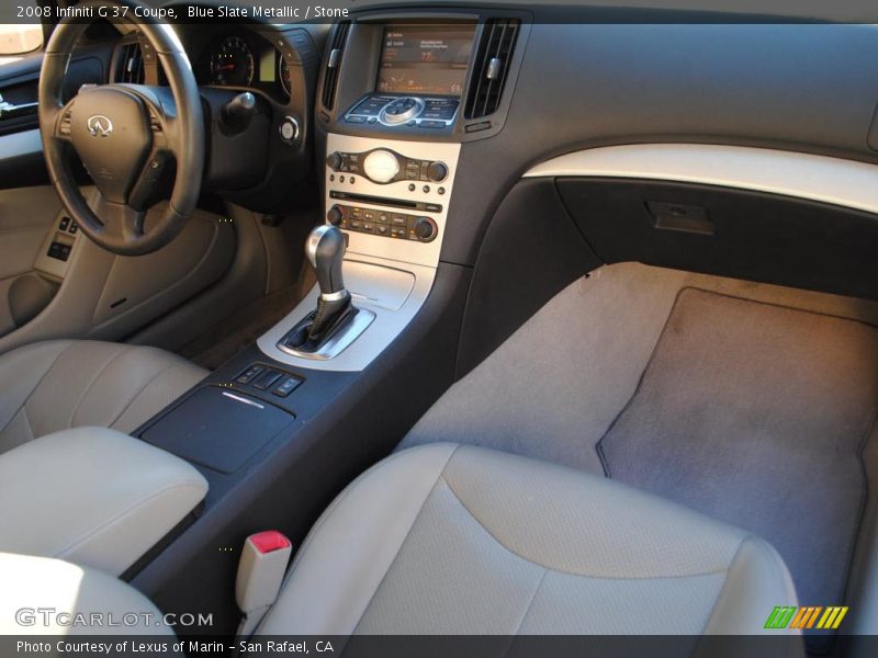 Blue Slate Metallic / Stone 2008 Infiniti G 37 Coupe