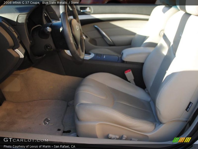Blue Slate Metallic / Stone 2008 Infiniti G 37 Coupe