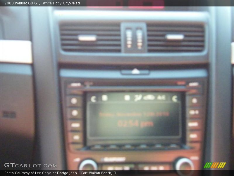 White Hot / Onyx/Red 2008 Pontiac G8 GT