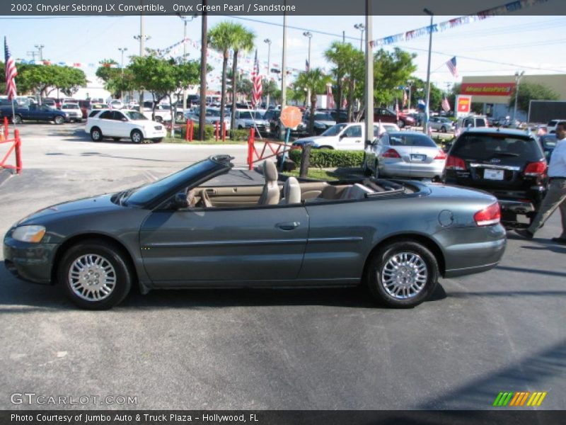  2002 Sebring LX Convertible Onyx Green Pearl