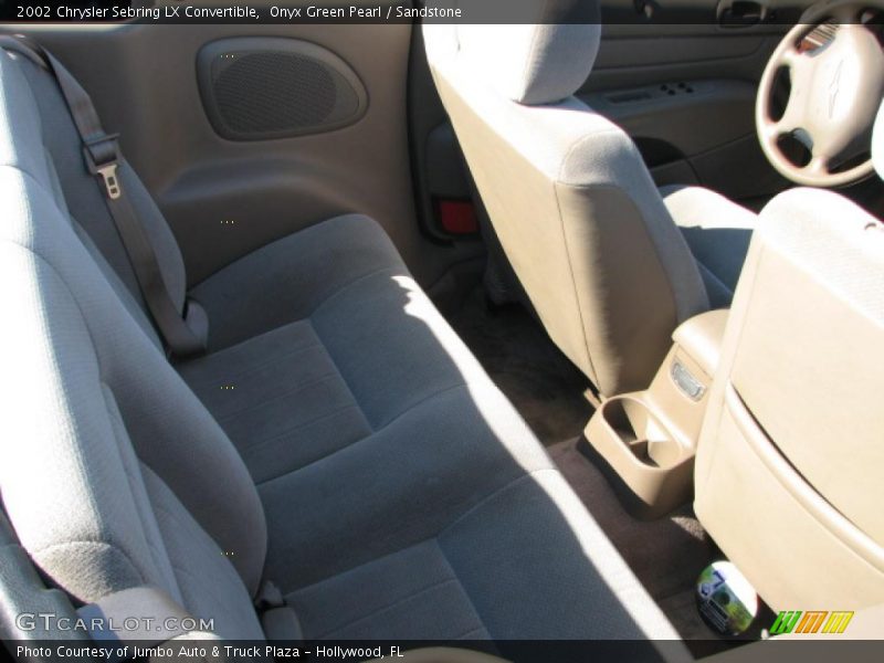 Onyx Green Pearl / Sandstone 2002 Chrysler Sebring LX Convertible