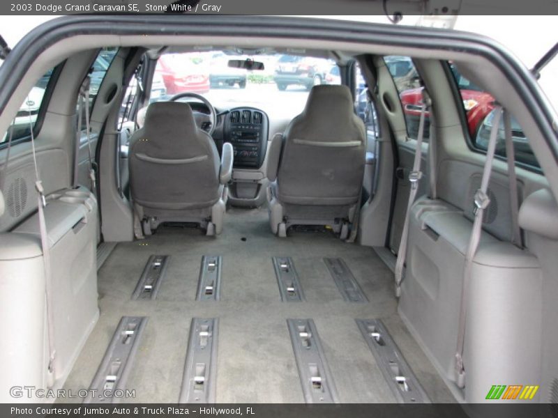 Stone White / Gray 2003 Dodge Grand Caravan SE