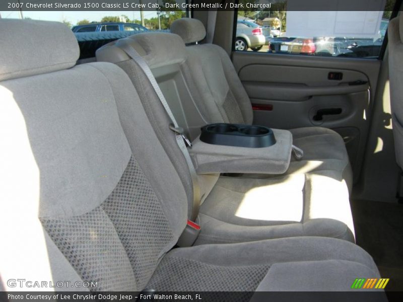 Dark Green Metallic / Dark Charcoal 2007 Chevrolet Silverado 1500 Classic LS Crew Cab