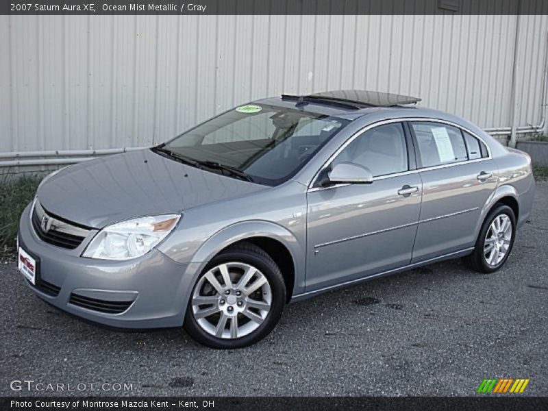 Ocean Mist Metallic / Gray 2007 Saturn Aura XE