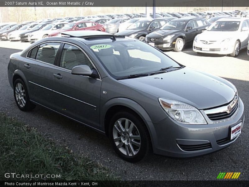 Ocean Mist Metallic / Gray 2007 Saturn Aura XE