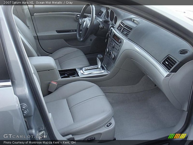Ocean Mist Metallic / Gray 2007 Saturn Aura XE