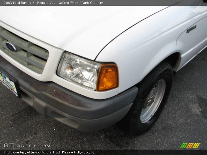 Oxford White / Dark Graphite 2003 Ford Ranger XL Regular Cab