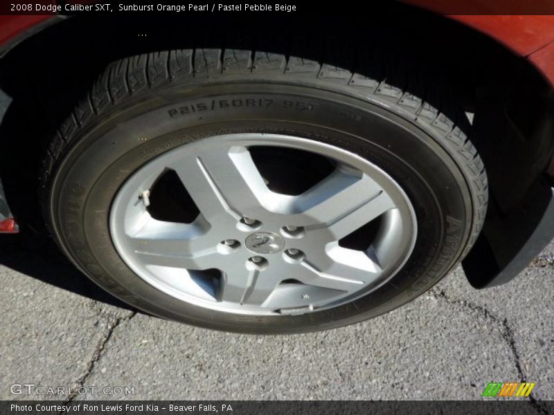 Sunburst Orange Pearl / Pastel Pebble Beige 2008 Dodge Caliber SXT