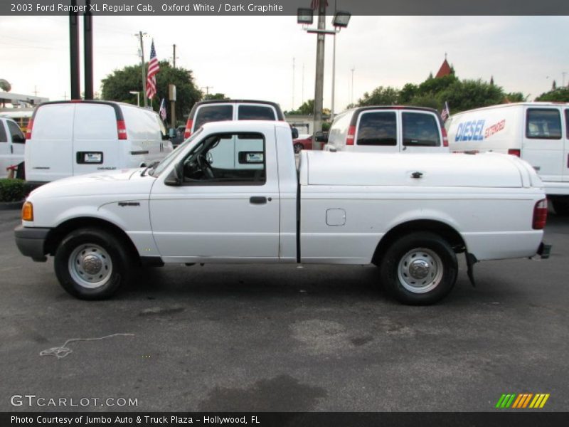 Oxford White / Dark Graphite 2003 Ford Ranger XL Regular Cab