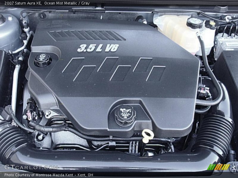 Ocean Mist Metallic / Gray 2007 Saturn Aura XE
