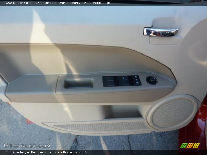 Sunburst Orange Pearl / Pastel Pebble Beige 2008 Dodge Caliber SXT