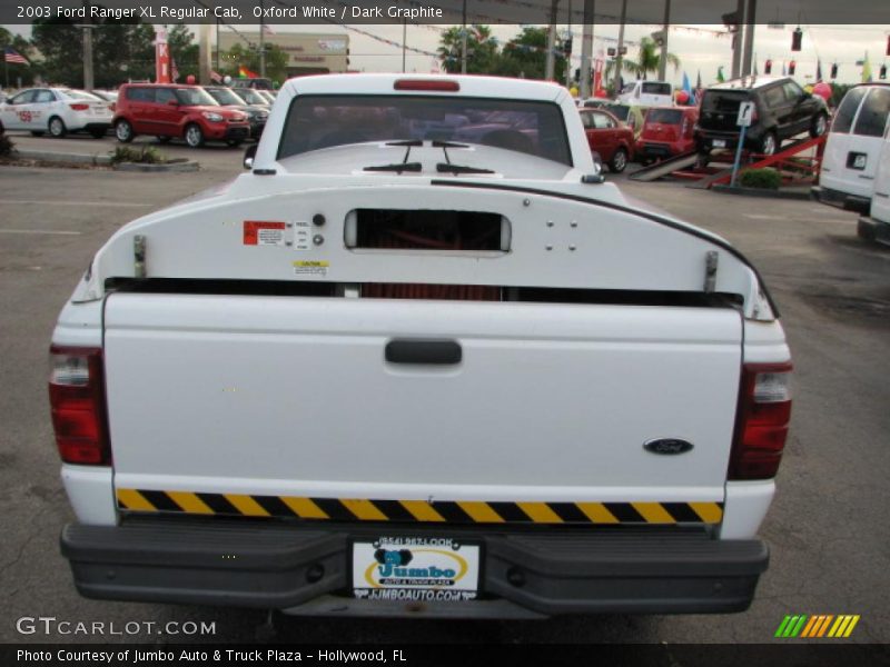 Oxford White / Dark Graphite 2003 Ford Ranger XL Regular Cab