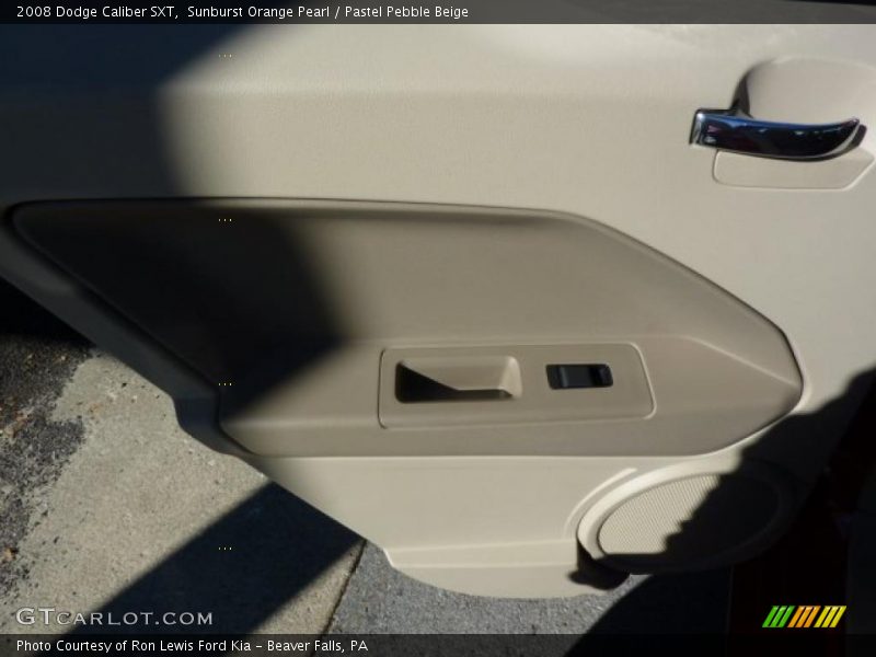 Sunburst Orange Pearl / Pastel Pebble Beige 2008 Dodge Caliber SXT