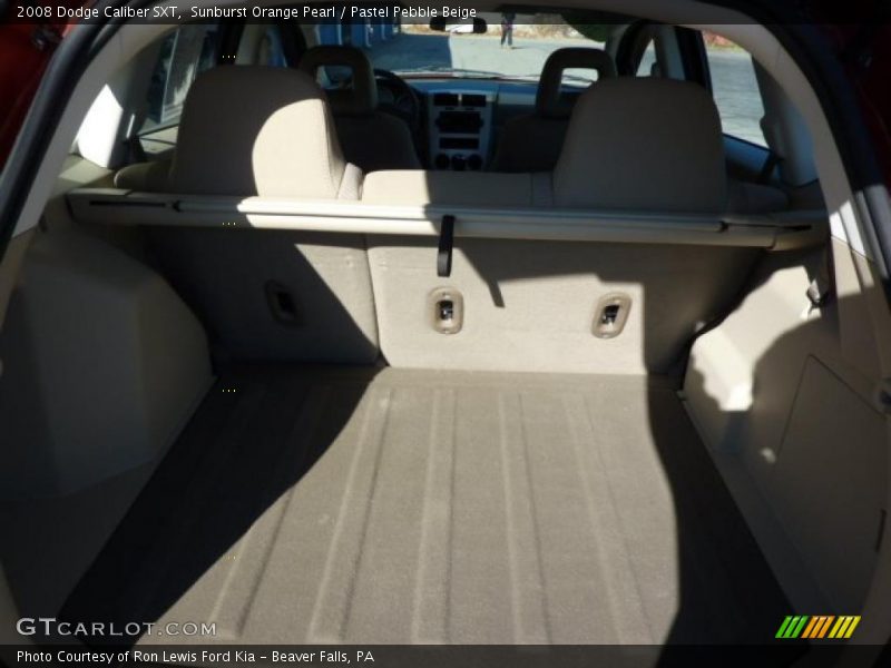 Sunburst Orange Pearl / Pastel Pebble Beige 2008 Dodge Caliber SXT
