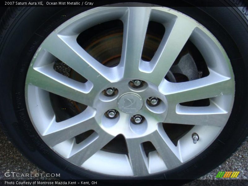 Ocean Mist Metallic / Gray 2007 Saturn Aura XE