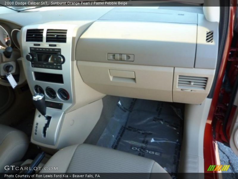 Sunburst Orange Pearl / Pastel Pebble Beige 2008 Dodge Caliber SXT