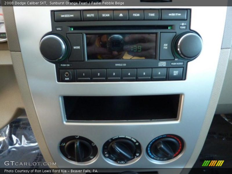 Sunburst Orange Pearl / Pastel Pebble Beige 2008 Dodge Caliber SXT