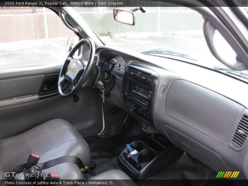 Oxford White / Dark Graphite 2003 Ford Ranger XL Regular Cab
