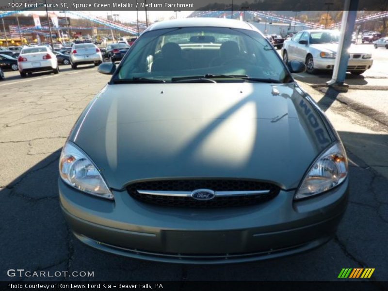 Spruce Green Metallic / Medium Parchment 2002 Ford Taurus SE