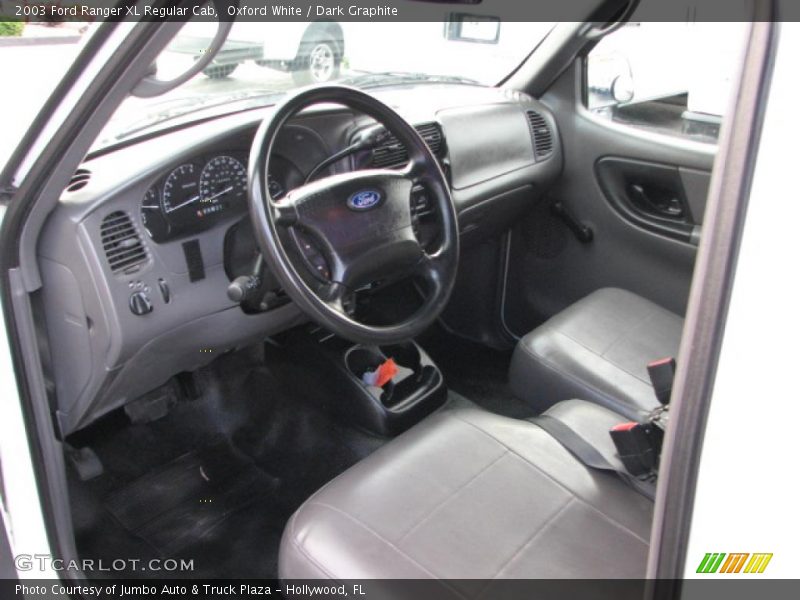 Oxford White / Dark Graphite 2003 Ford Ranger XL Regular Cab
