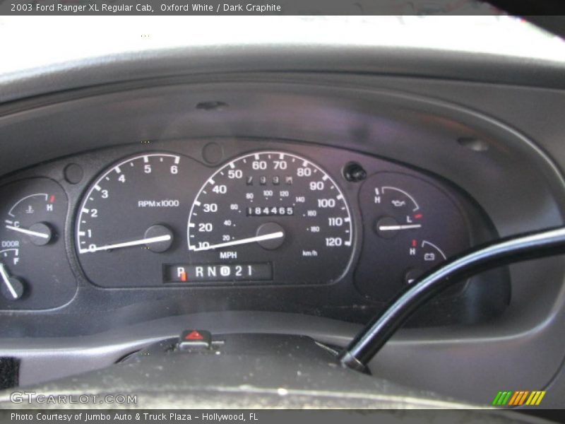 Oxford White / Dark Graphite 2003 Ford Ranger XL Regular Cab