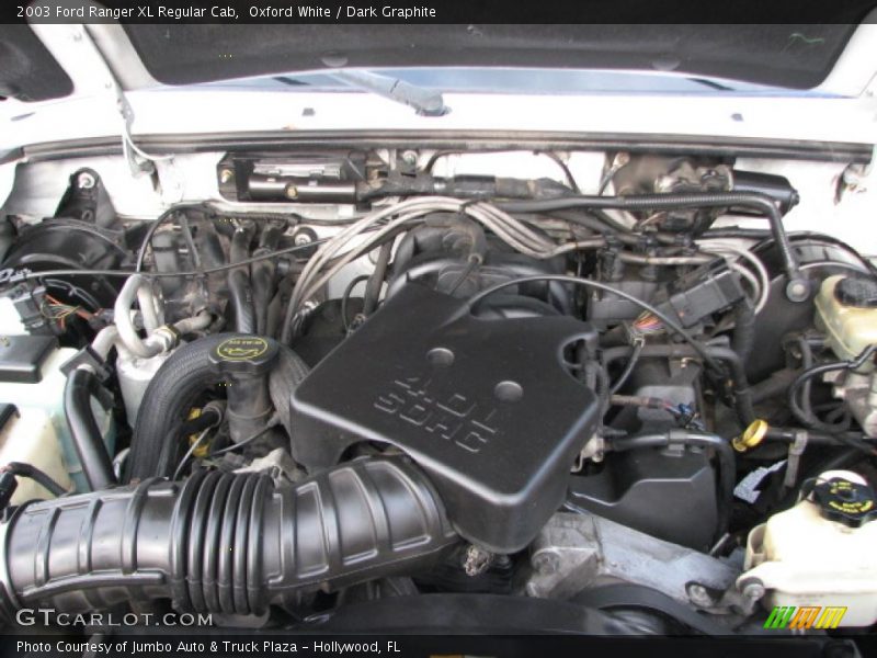 Oxford White / Dark Graphite 2003 Ford Ranger XL Regular Cab