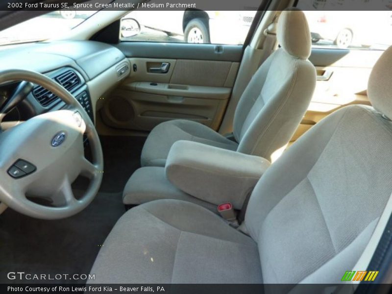 Spruce Green Metallic / Medium Parchment 2002 Ford Taurus SE