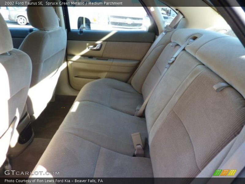 Spruce Green Metallic / Medium Parchment 2002 Ford Taurus SE