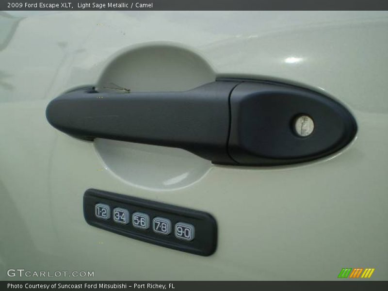 Light Sage Metallic / Camel 2009 Ford Escape XLT