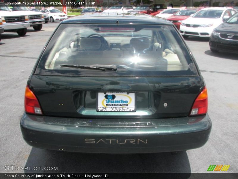 Dark Green / Tan 1997 Saturn S Series SW2 Wagon