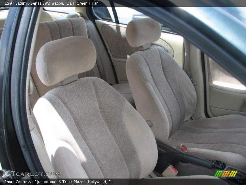 Dark Green / Tan 1997 Saturn S Series SW2 Wagon