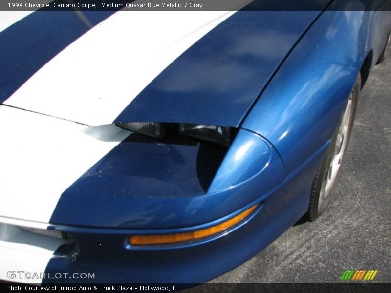 Medium Quasar Blue Metallic / Gray 1994 Chevrolet Camaro Coupe