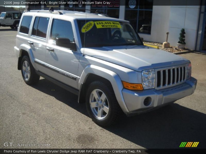 Bright Silver Metallic / Medium Slate Gray 2006 Jeep Commander 4x4