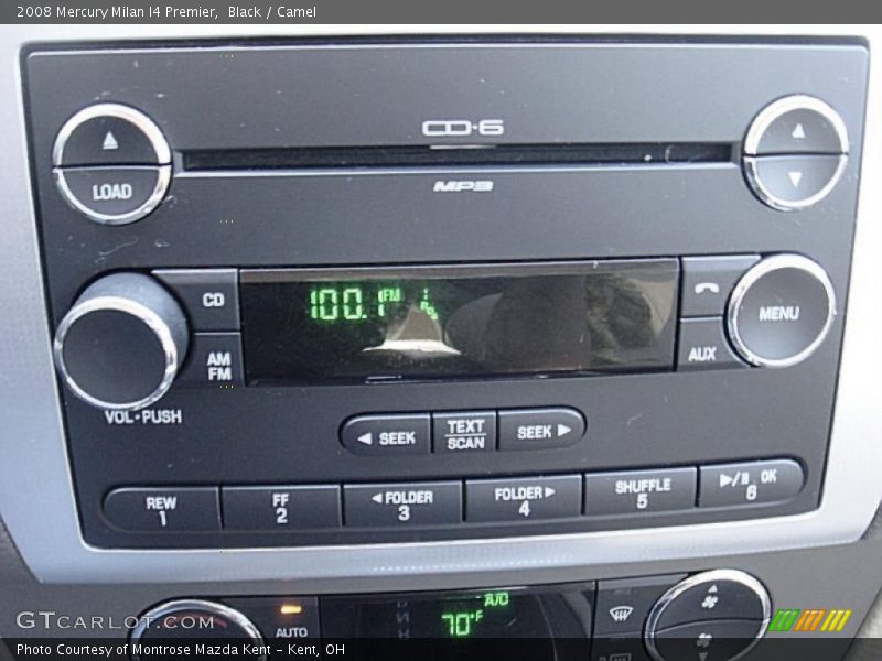 Black / Camel 2008 Mercury Milan I4 Premier