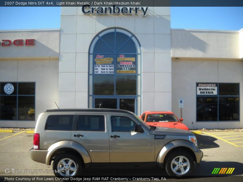 Light Khaki Metallic / Dark Khaki/Medium Khaki 2007 Dodge Nitro SXT 4x4