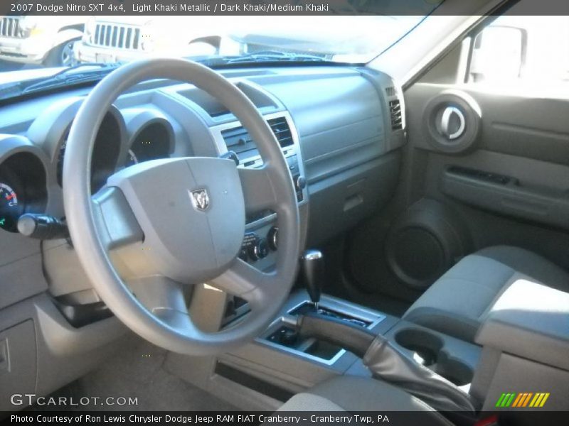Light Khaki Metallic / Dark Khaki/Medium Khaki 2007 Dodge Nitro SXT 4x4
