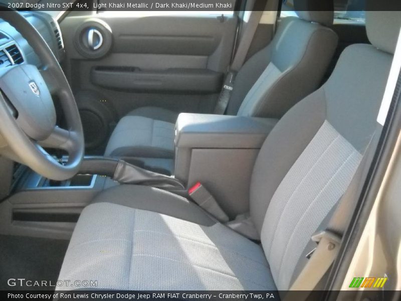 Light Khaki Metallic / Dark Khaki/Medium Khaki 2007 Dodge Nitro SXT 4x4