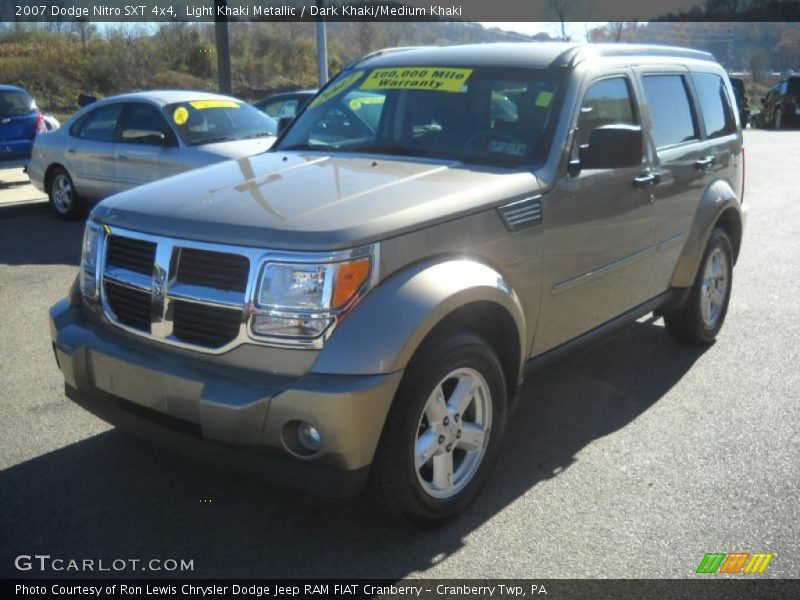 Light Khaki Metallic / Dark Khaki/Medium Khaki 2007 Dodge Nitro SXT 4x4