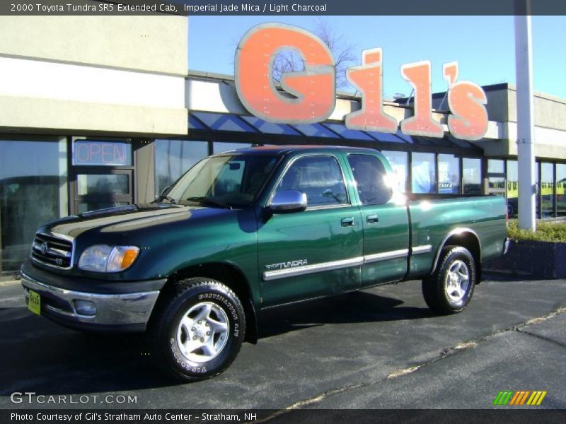 Imperial Jade Mica / Light Charcoal 2000 Toyota Tundra SR5 Extended Cab