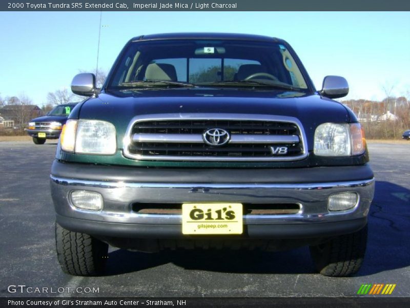 Imperial Jade Mica / Light Charcoal 2000 Toyota Tundra SR5 Extended Cab