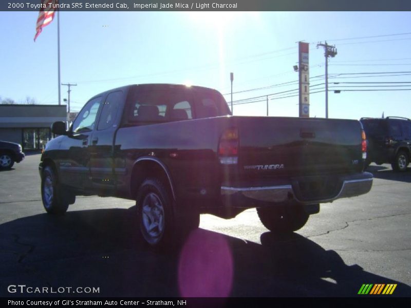 Imperial Jade Mica / Light Charcoal 2000 Toyota Tundra SR5 Extended Cab
