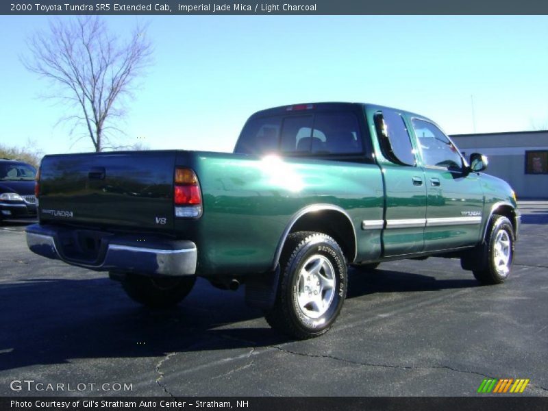 Imperial Jade Mica / Light Charcoal 2000 Toyota Tundra SR5 Extended Cab