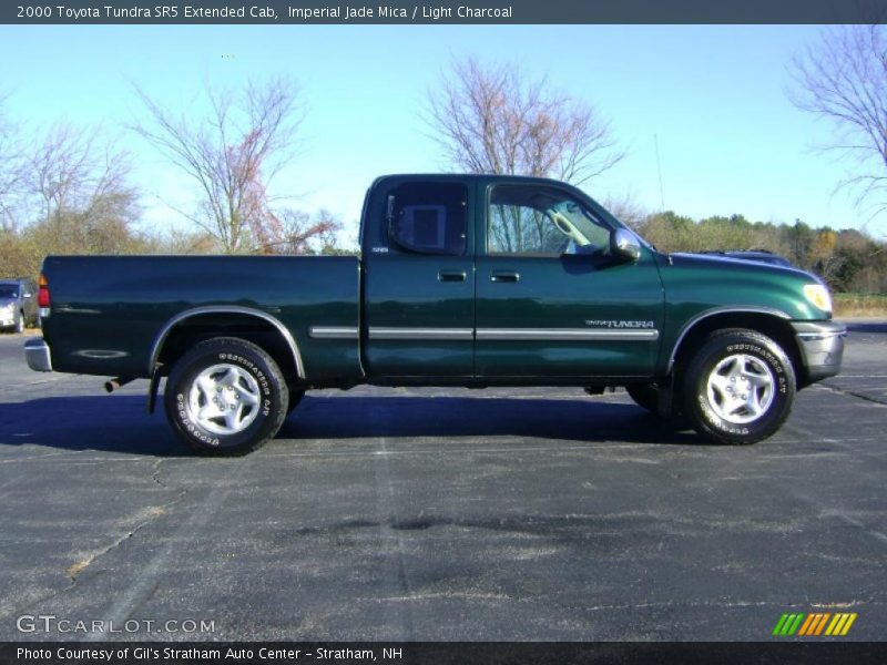 Imperial Jade Mica / Light Charcoal 2000 Toyota Tundra SR5 Extended Cab
