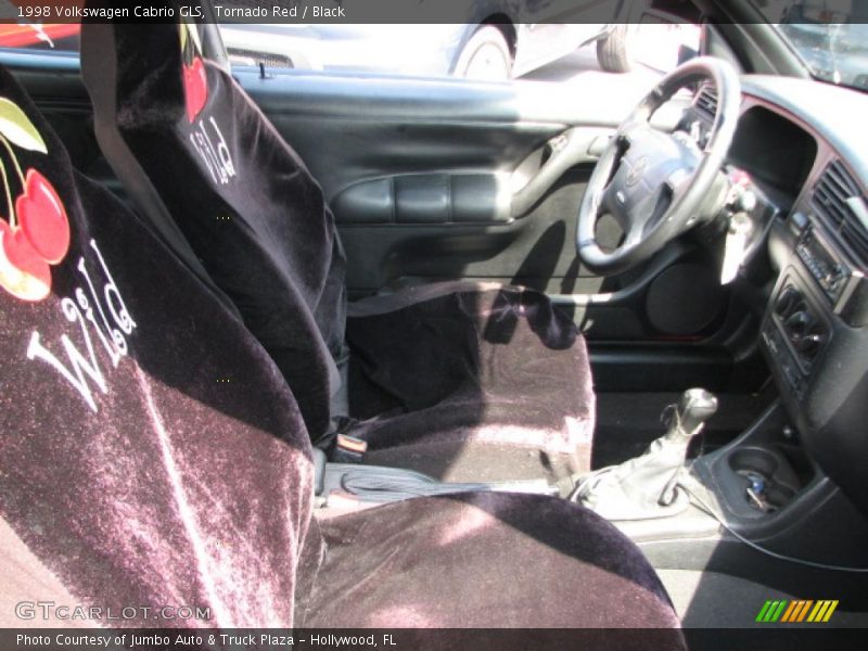 Tornado Red / Black 1998 Volkswagen Cabrio GLS