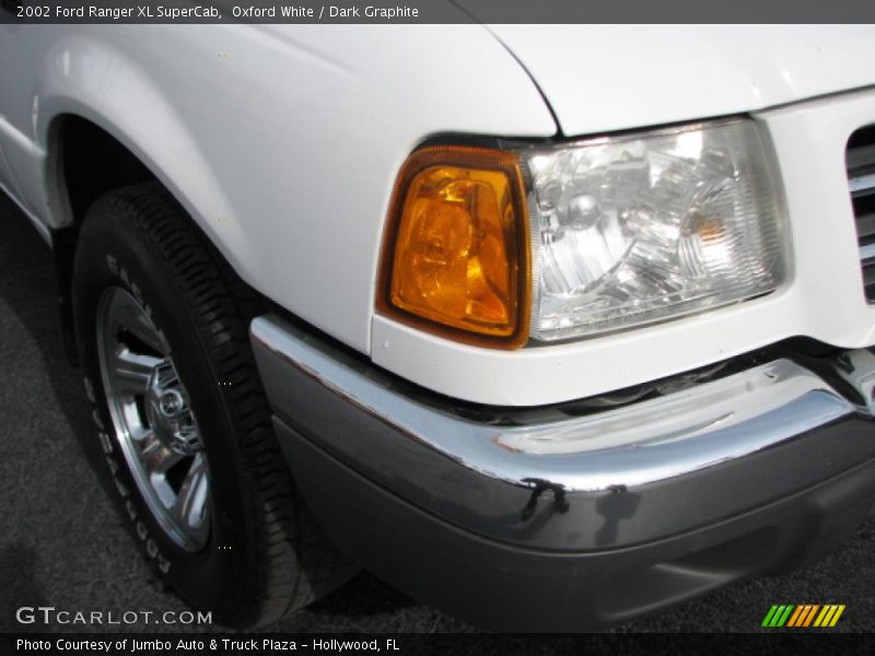Oxford White / Dark Graphite 2002 Ford Ranger XL SuperCab