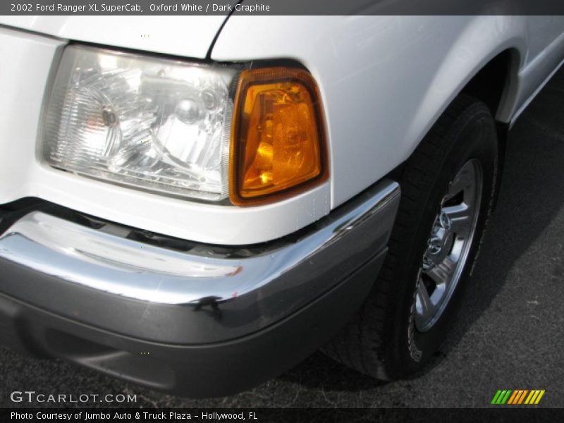 Oxford White / Dark Graphite 2002 Ford Ranger XL SuperCab